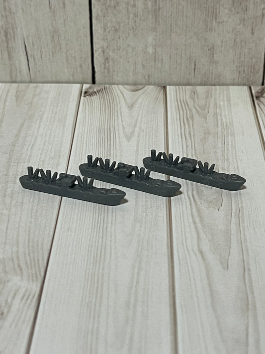 Axis & Allies - 1984 Replacement Transport Ship lot of (3) - Germany